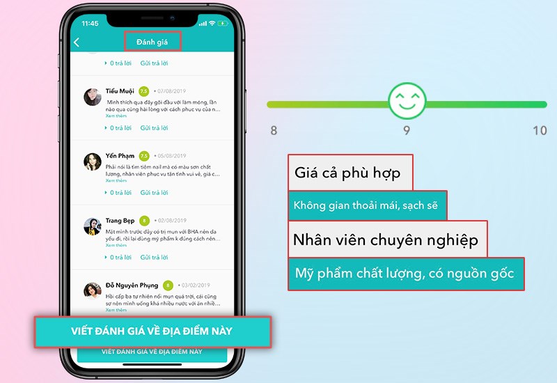 Xem đ&aacute;nh gi&aacute; v&agrave; chia sẻ đ&aacute;nh gi&aacute;