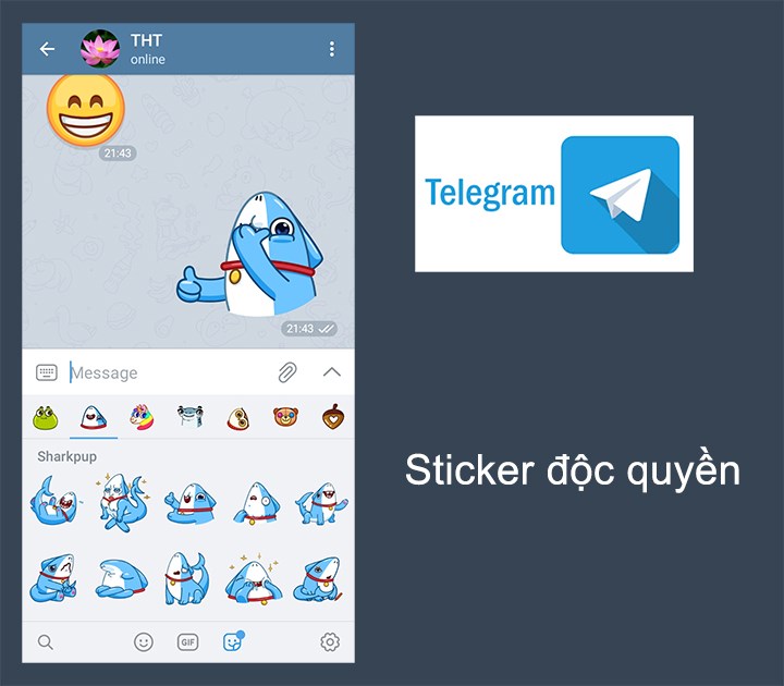  Bộ sưu tập nhãn dán ngộ nghĩnh chỉ có tại Telegram Messenger