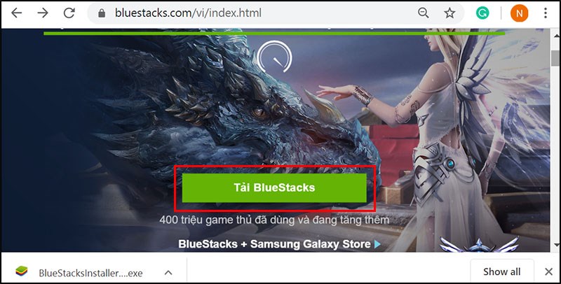Download phần mềm BlueStacks