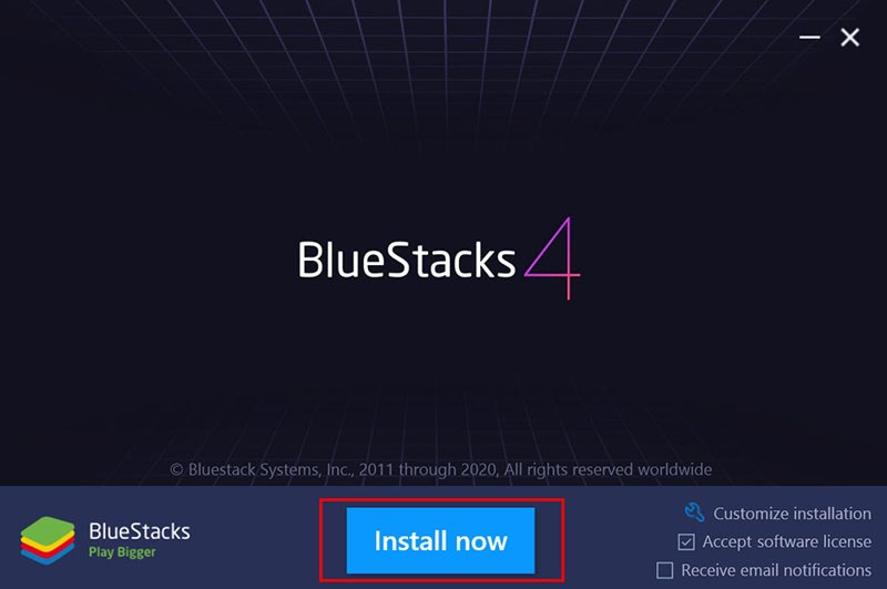 zoom out on bluestacks 3