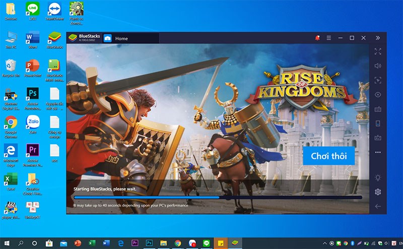 Phần mềm giả lập Android BlueStacks