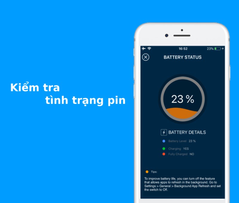 Cleaner - Clean Duplicate Item kiểm tra t&igrave;nh trạng pin