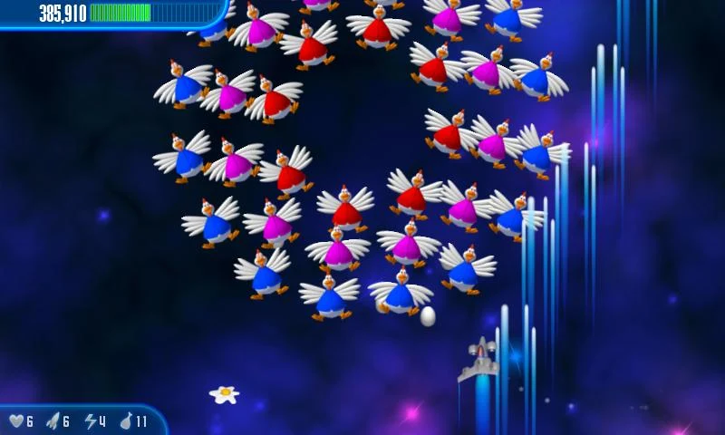 Chơi game Chicken Invaders 3 không cần kết nối mạng