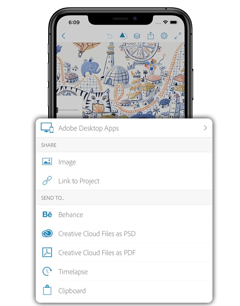 Sketch Adobe kết nối Creative Cloud hoạt động trên nhiều thiết bị