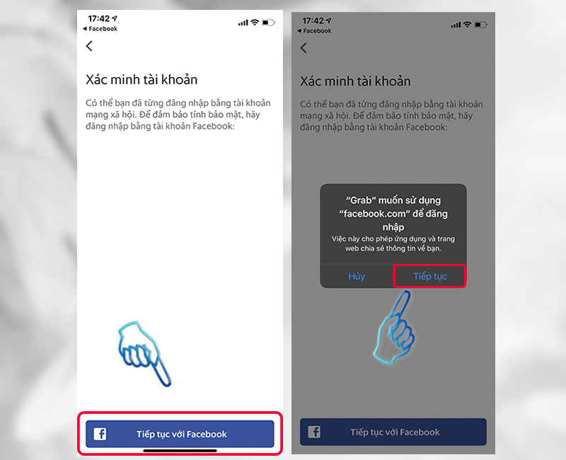 X&aacute;c minh t&agrave;i khoản 