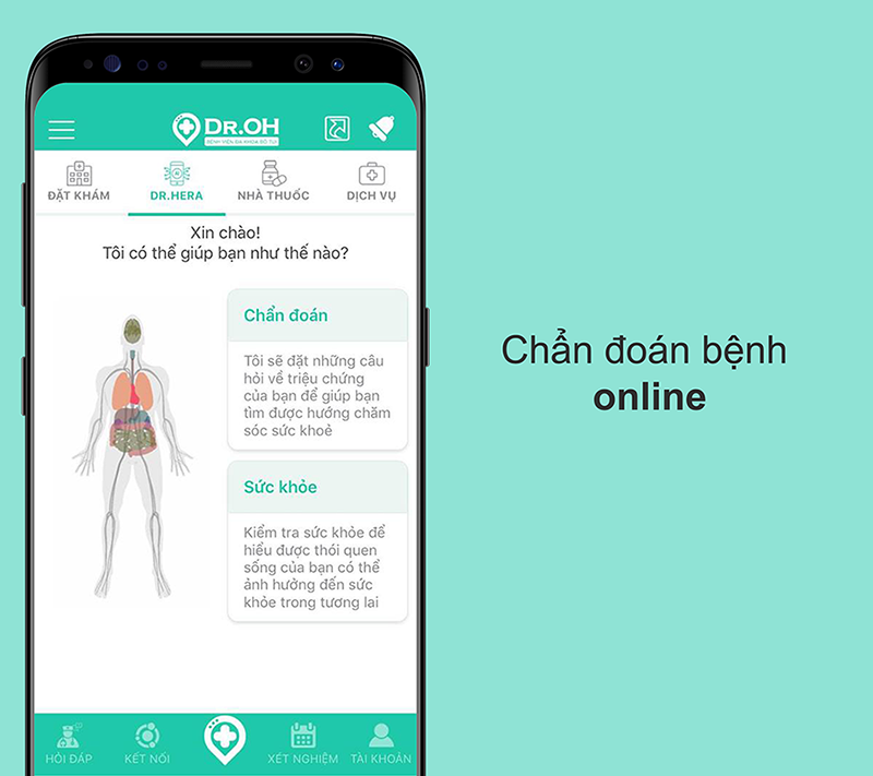 Ứng dụng hỗ trợ chẩn đoán bệnh online