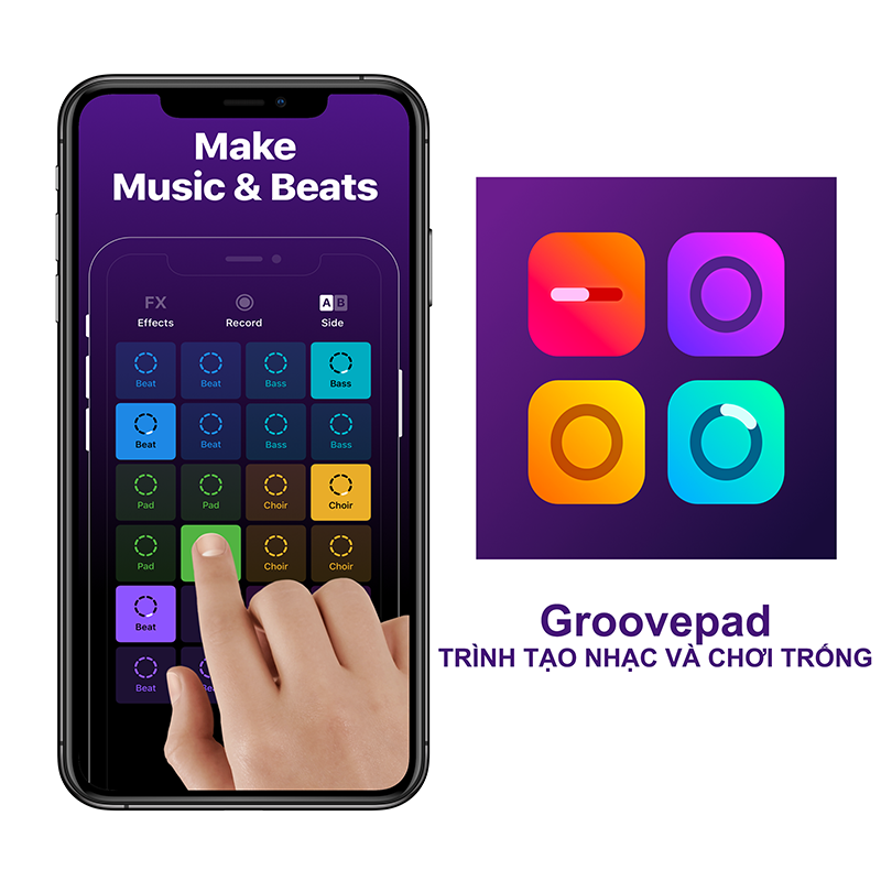 Ứng Dụng Groovepad - Trình Tạo Nhạc Và Chơi Trống Trên Thiết Bị Điện Thoại  Thú Vị | Link Tải Free, Cách Sử Dụng