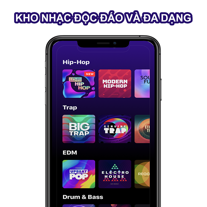 Kho nhạc độc đ&aacute;o v&agrave; kh&aacute;c lạ cho bạn lựa chọn