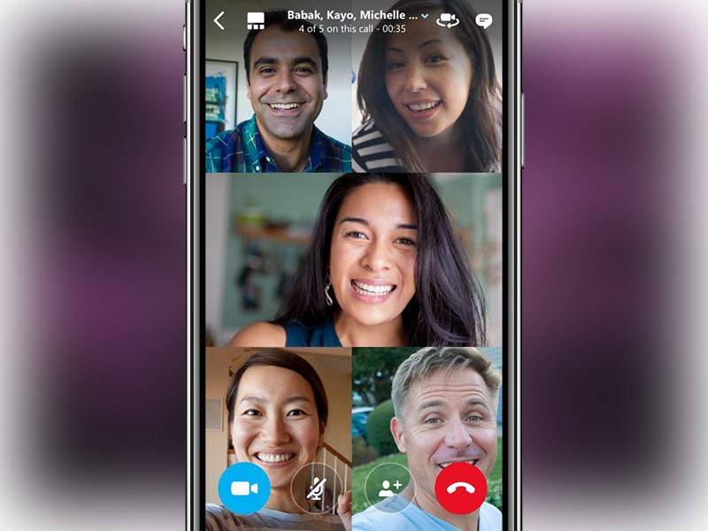Gọi cùng một lúc nhiều người với ứng dụng Skype