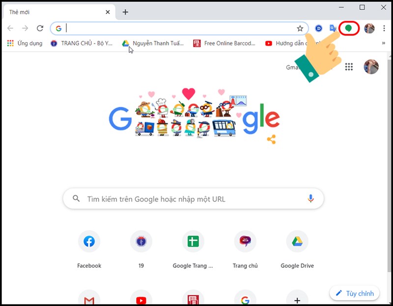 Truy cập vào Hangouts