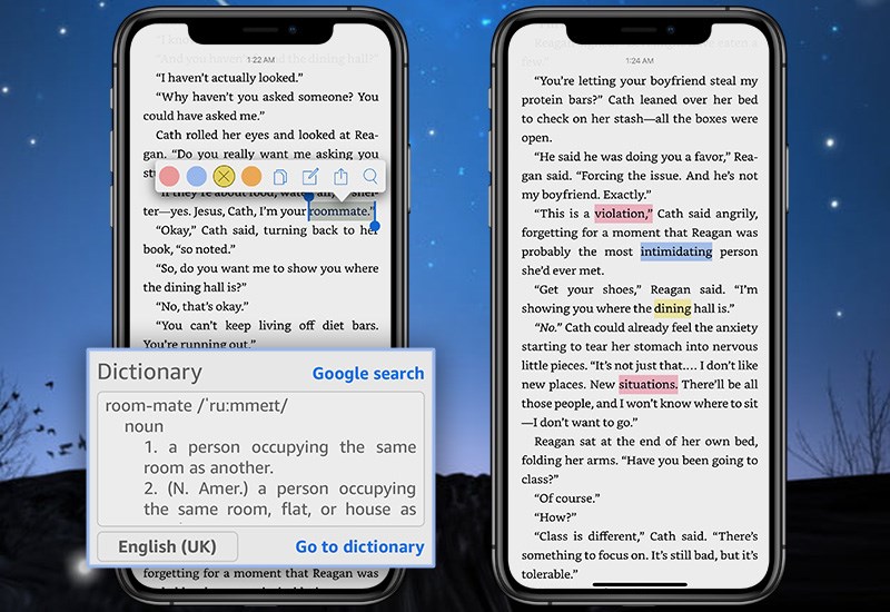 Từ điển để tra từ ngay trong ứng dụng 