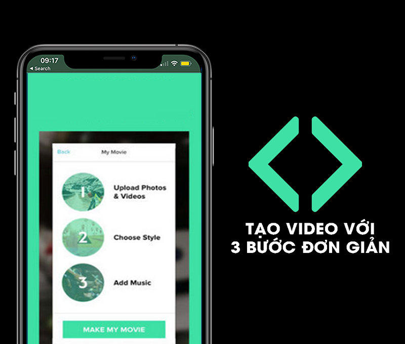 Tạo video với 3 bước đơn giản