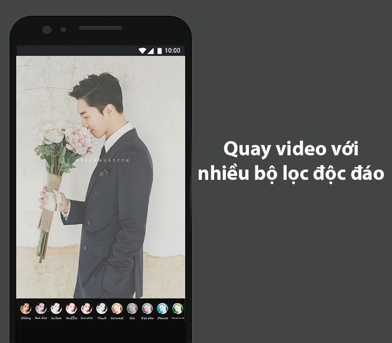 tạo video với nhiều bộ lọc độc đ&aacute;o