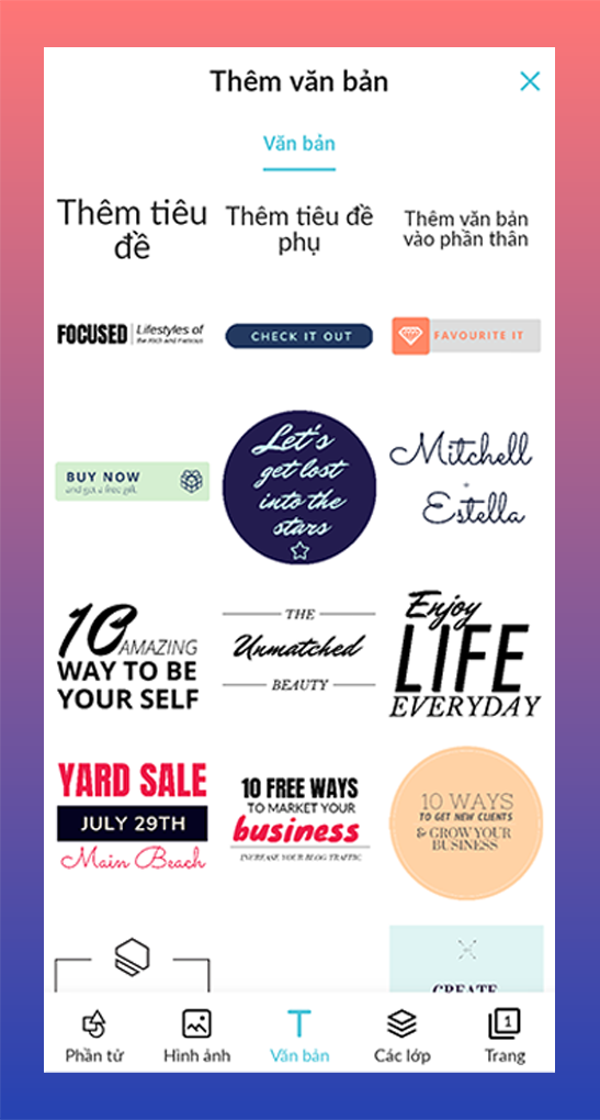 Hỗ trợ nhiều loại mẫu chữ v&agrave; font chữ kh&aacute;c nhau