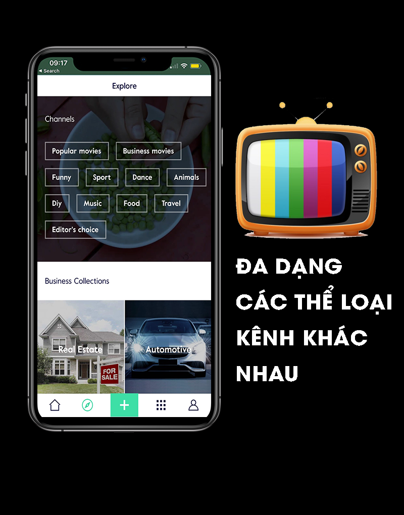 Đa dạng c&aacute;c thể loại k&ecirc;nh kh&aacute;c nhau