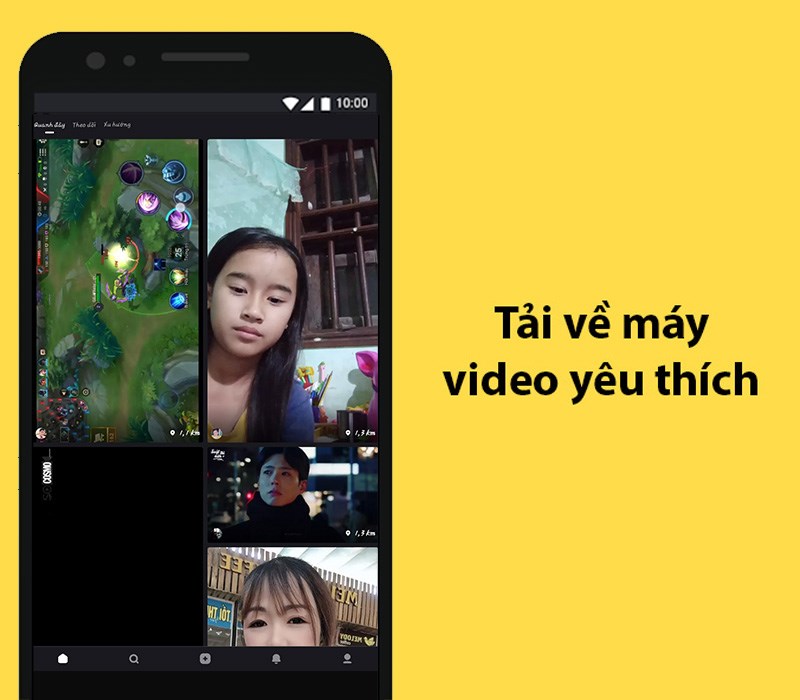 Tải video về bộ sưu tập