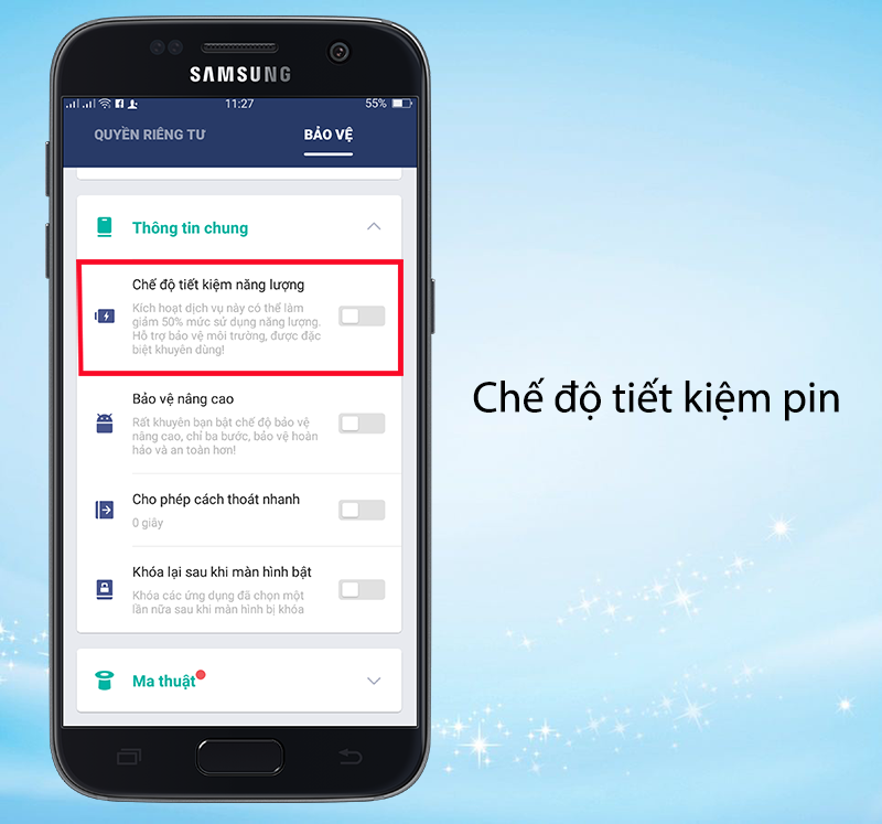 Chế độ tiết kiệm pin