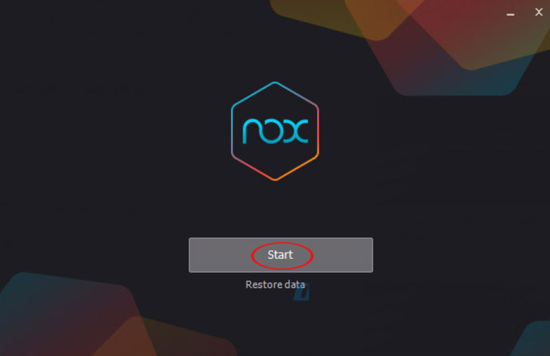 Tiếp tục chọn Start để bắt đầu