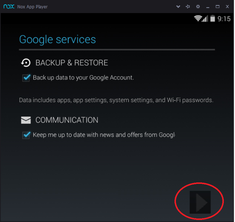  Lựa chọn đồng bộ dữ liệu hoặc kh&ocirc;ng, rồi chọn Next