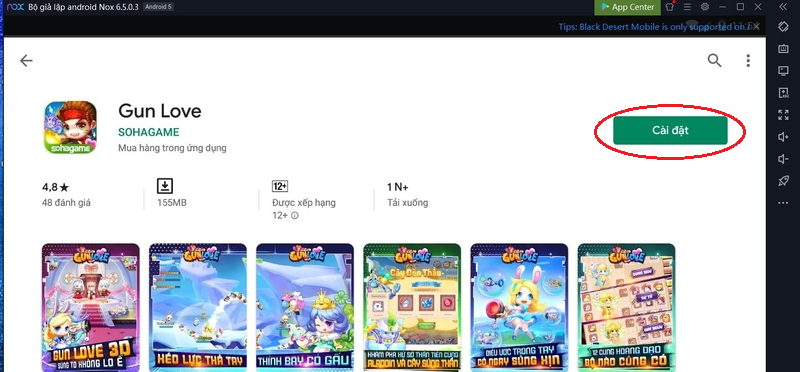 T&igrave;m kiếm v&agrave; tải game Gun Love về m&aacute;y