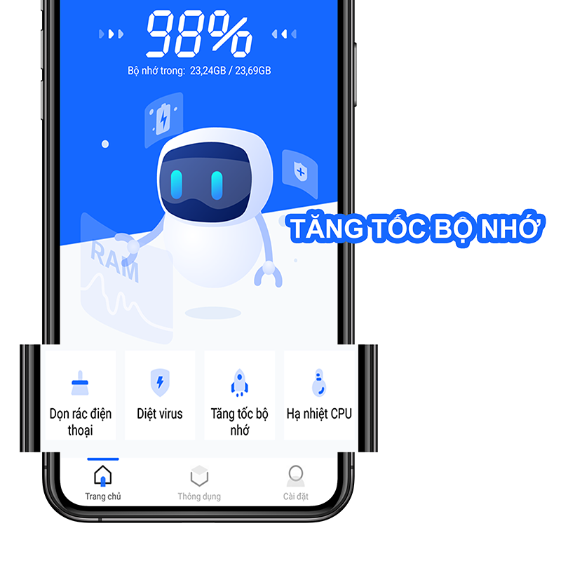 &nbsp;Tăng tốc bộ nhớ