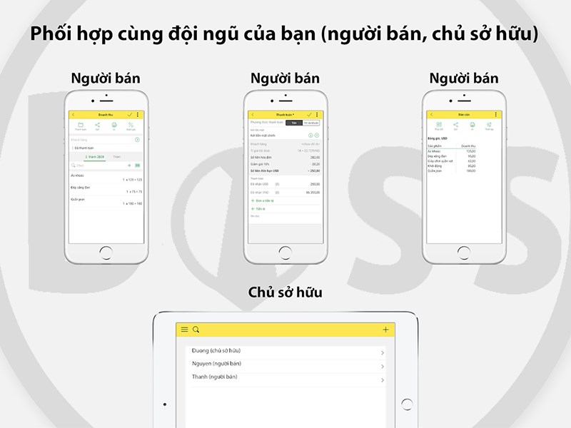 Kết nối và phối hợp cùng đội ngũ của bạn