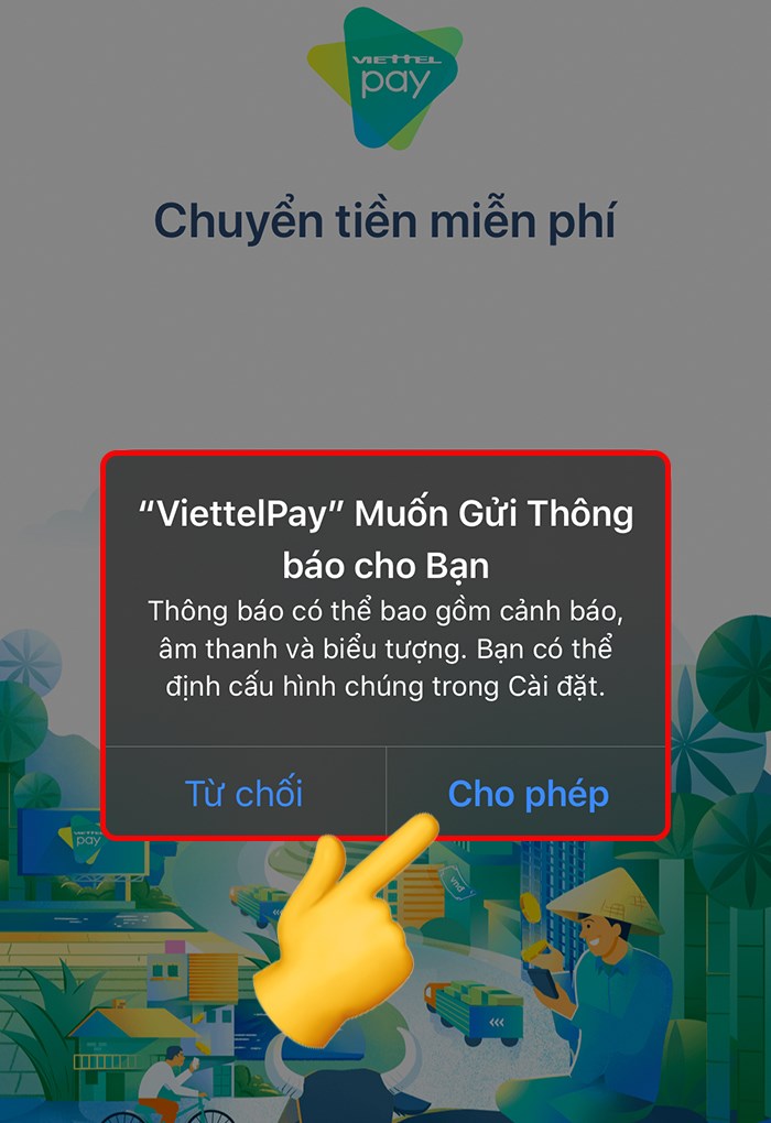 alt: Cho phép thông báo