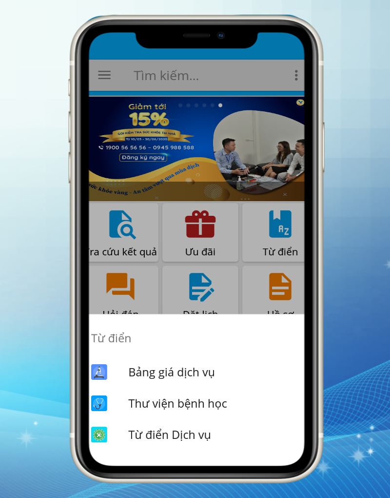  Từ điển về dịch vụ, dịch vụ y tế