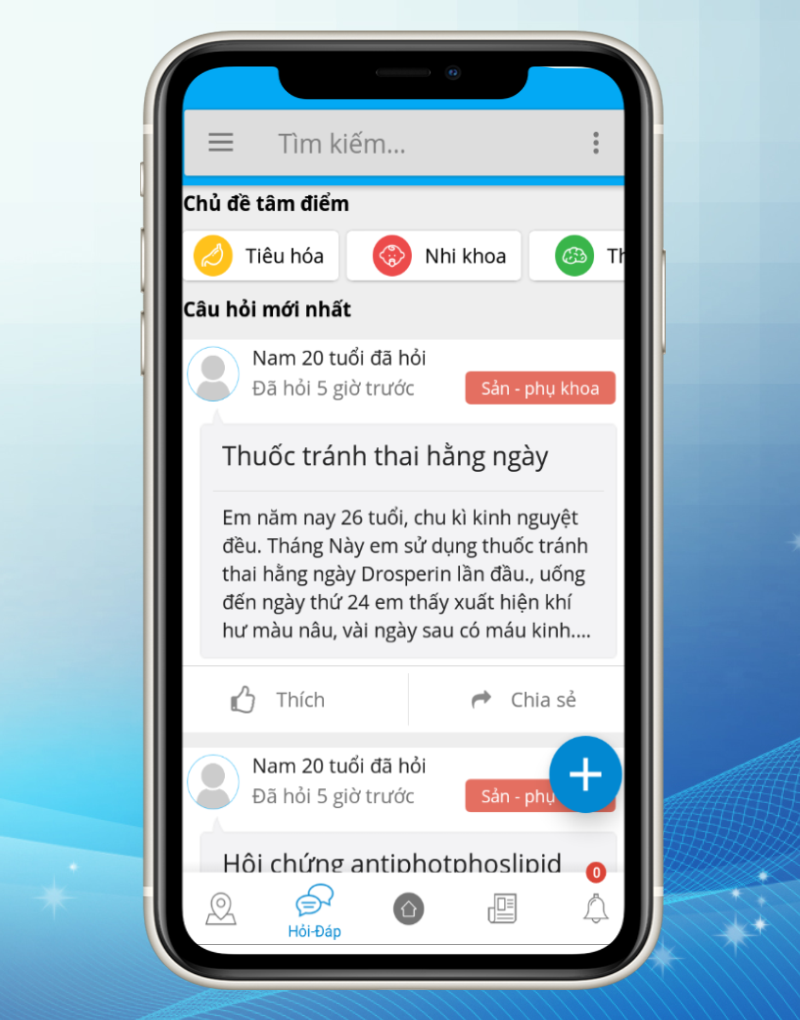 đặt c&acirc;u hỏi cho c&aacute;c b&aacute;c sĩ