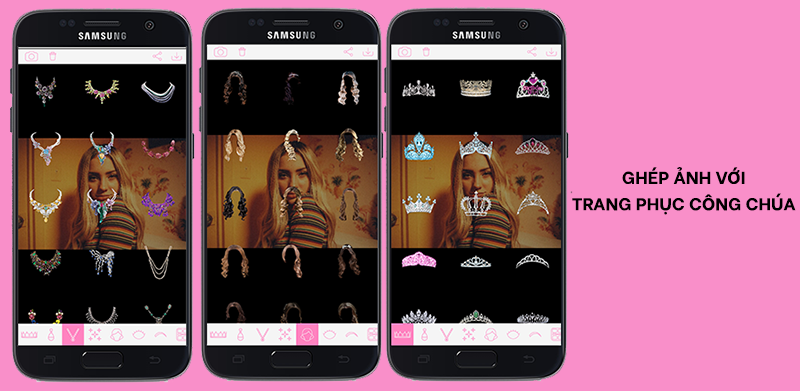 Gh&eacute;p ảnh với trang phục c&ocirc;ng ch&uacute;a