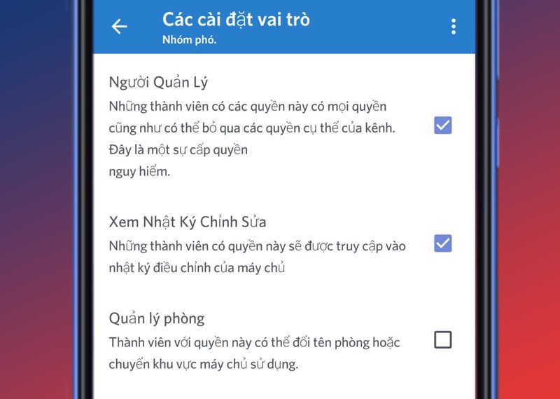 Phân quyền cho người dùng trong các kênh cá nhân trong Discord