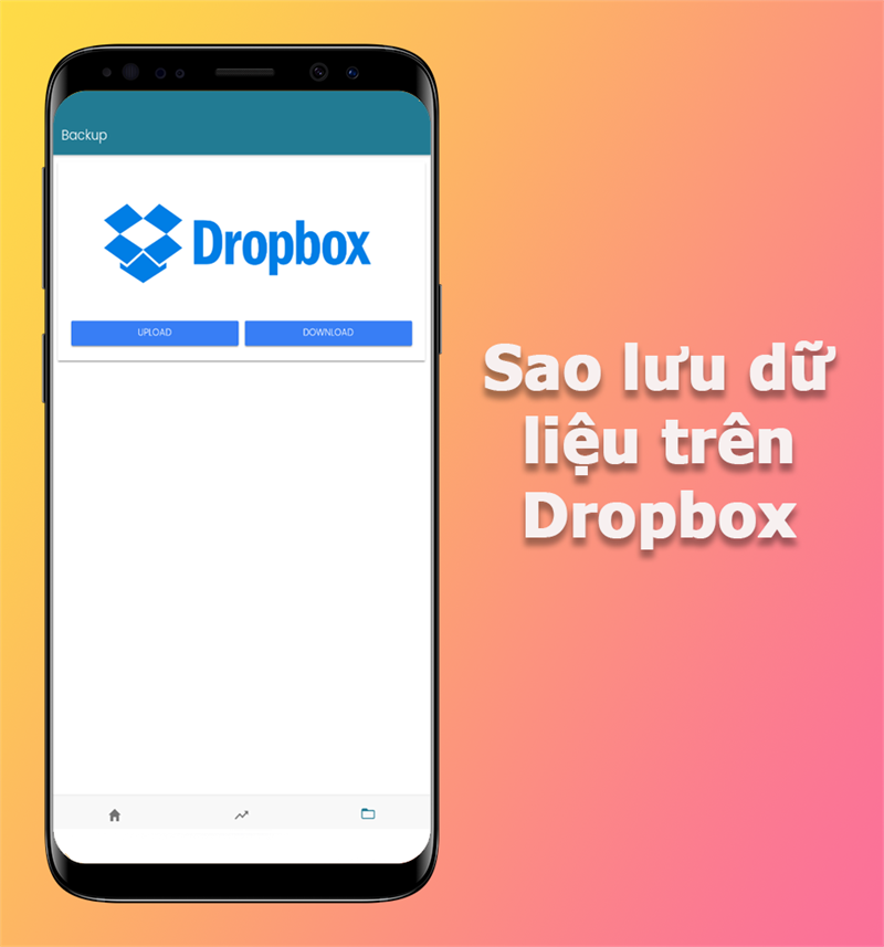 Phát triển bé hỗ trợ sao lưu dữ liệu trên Dropbox