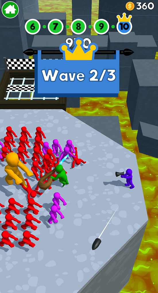 bốn h&igrave;nh nh&acirc;n kh&aacute;c m&agrave;u xuất hiện c&ugrave;ng một ải