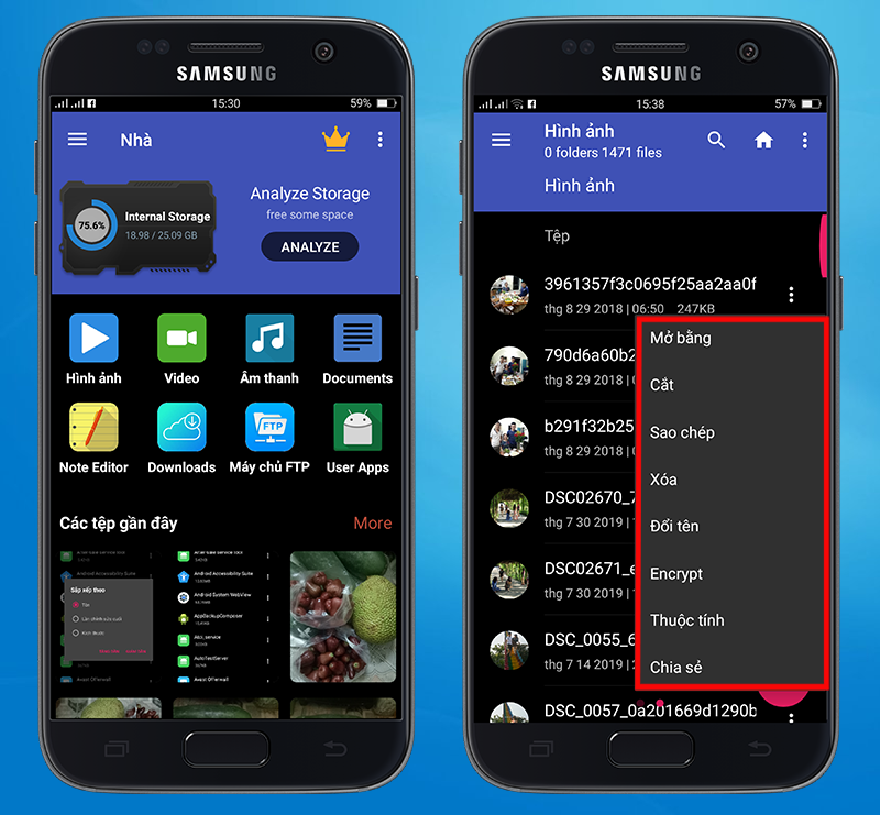 Quản l&yacute; v&agrave; chia sẻ c&aacute;c tệp như video, ảnh, file &acirc;m thanh