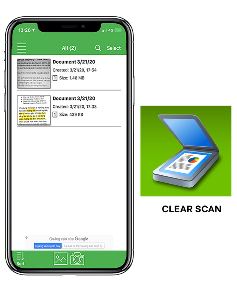  ứng dụng Clear Scan