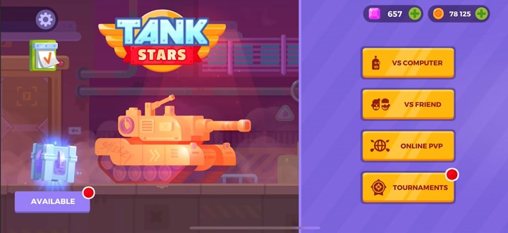 Các chế độ chơi trong tank stars