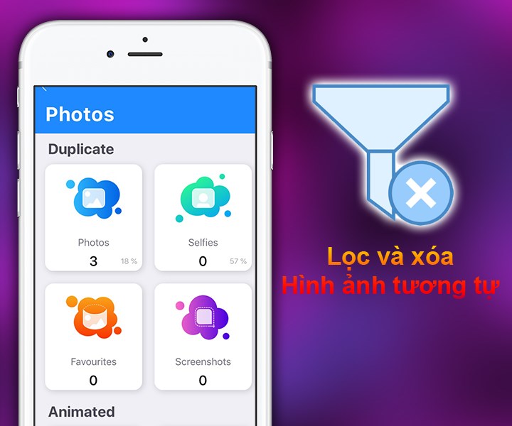 Lọc, xo&aacute; h&igrave;nh ảnh tr&ugrave;ng lặp mạnh mẽ tr&ecirc;n ứng dụng Cleaner Master