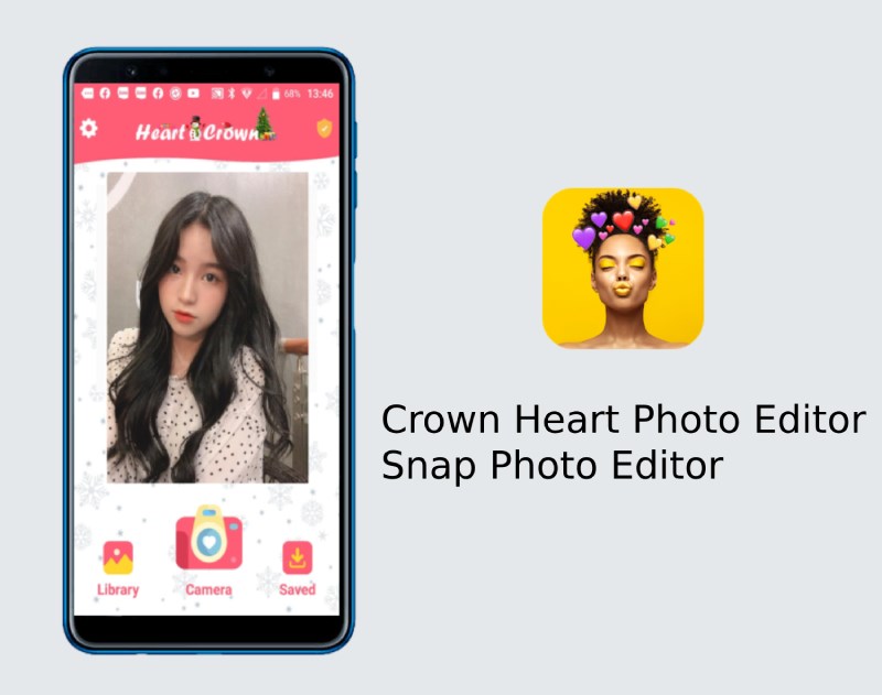 Ứng dụng Crown Heart Photo Editor