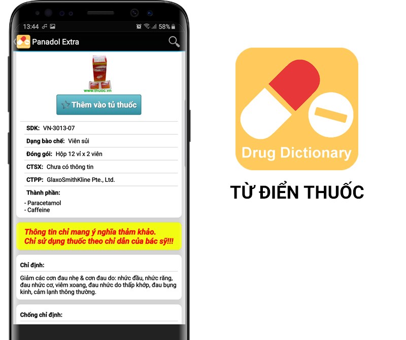  Giới thiệu ứng dụng Từ điển thuốc