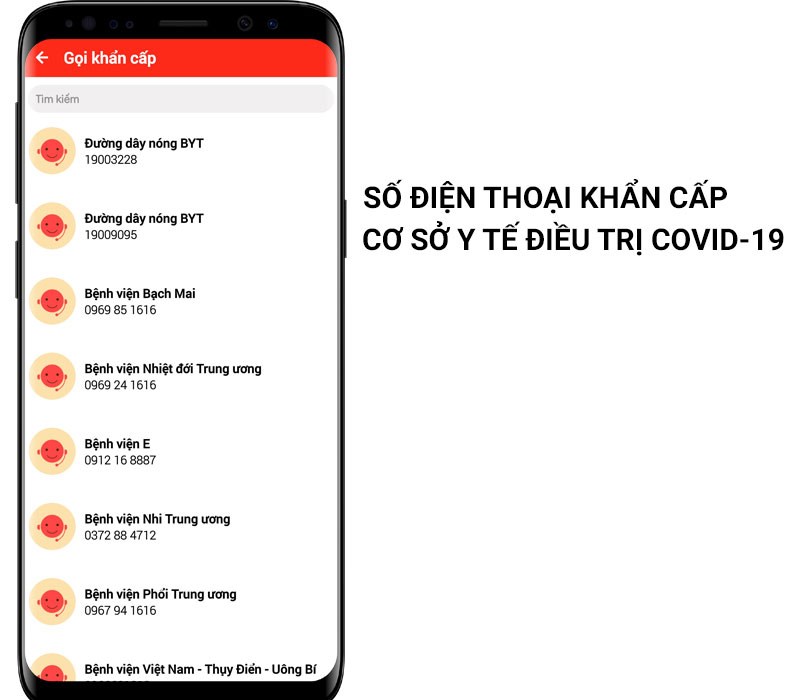  Cung cấp số điện thoại khẩn cấp