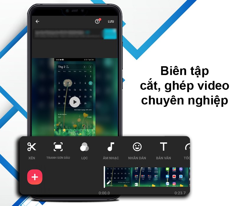 InShot giúp bạn biên soạn video để cắt ghép dễ dàng