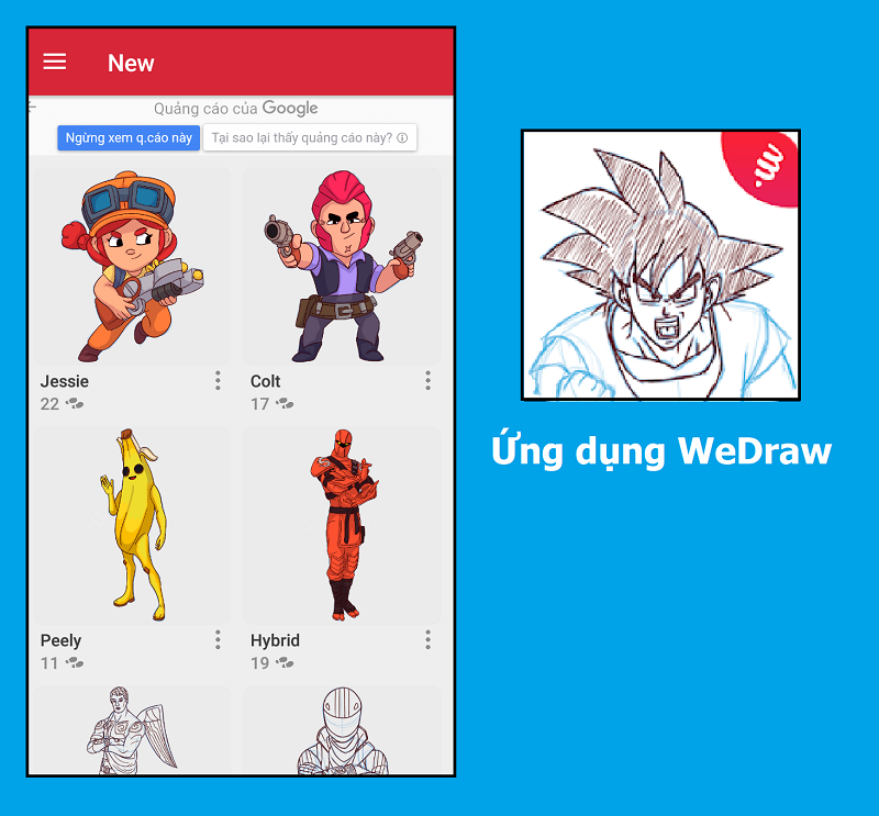 Ứng dụng WeDraw