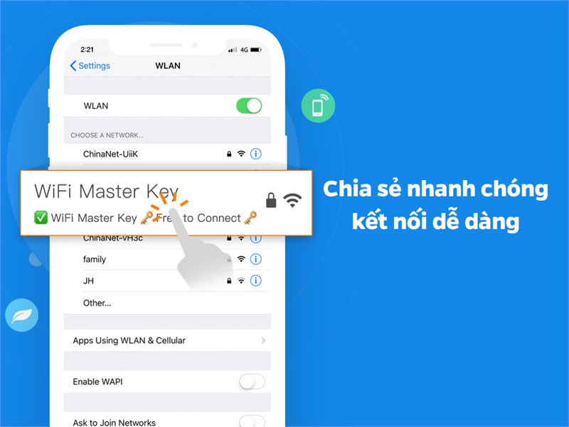 Dễ dàng chia sẻ và kết nối