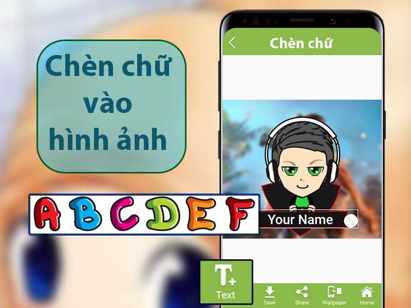 Chèn các mẫu chữ vào hình ảnh dễ dàng