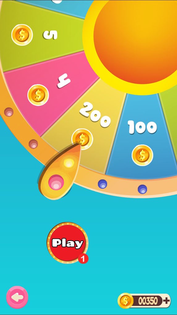  v&ograve;ng quay may mắn trong game.