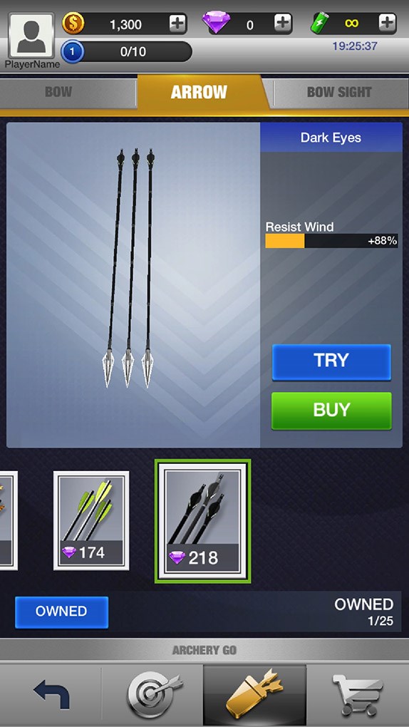Mua mũi tên tại cửa hàng Archery go- Bow & arrow king