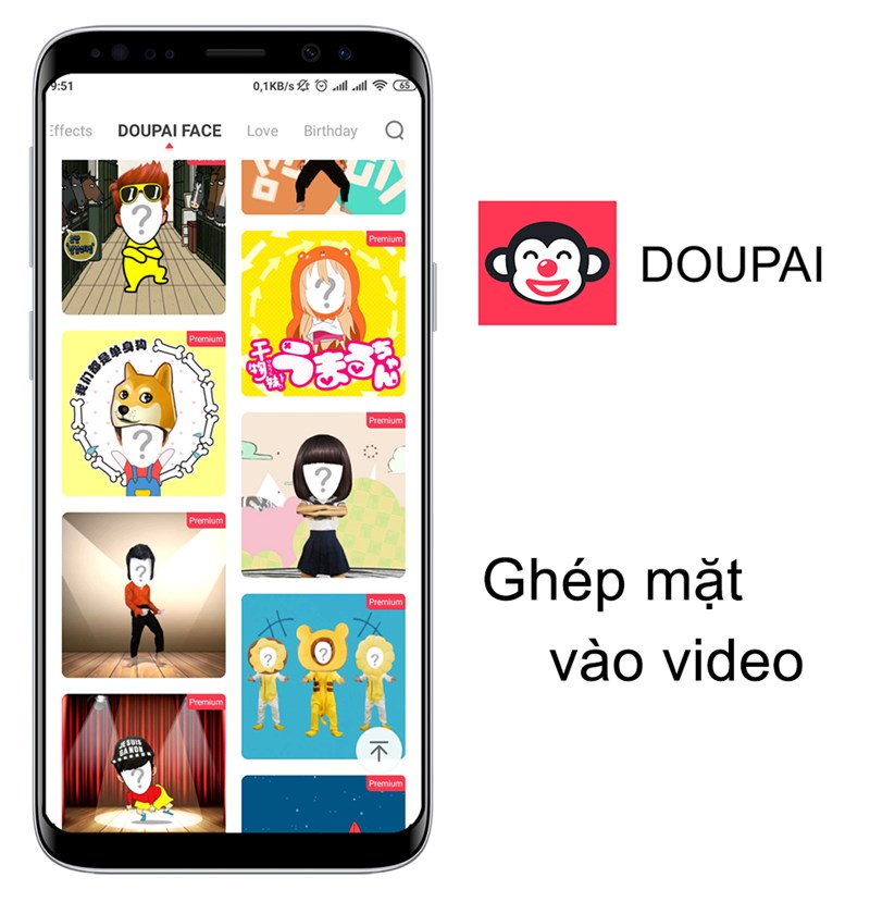 Gh&eacute;p mặt v&agrave;o video vui nhộn, h&agrave;i hước tr&ecirc;n Doupai Face