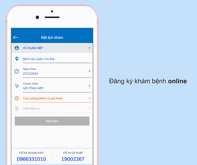  Ứng dụng hỗ trợ đăng ký khám bệnh online