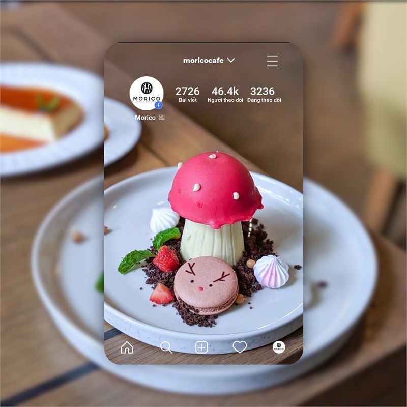 Inscard từ @moricocafe