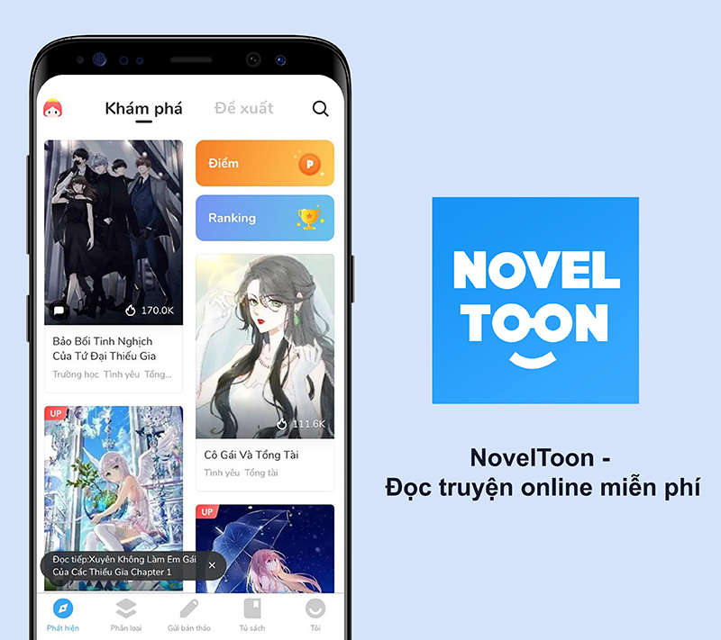 Ứng Dụng Noveltoon - Đọc Truyện Online | Link Tải Free, Cách Sử Dụng